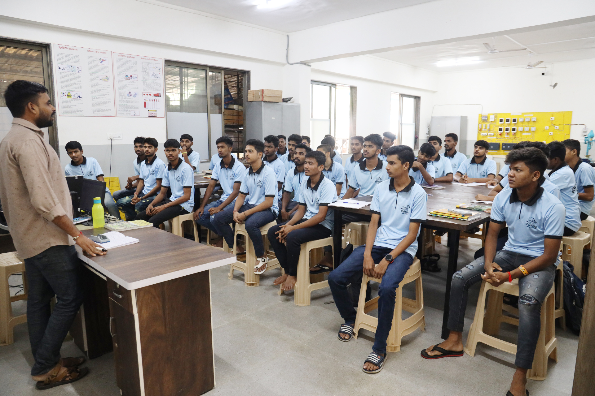 Rural children learning at SNET
